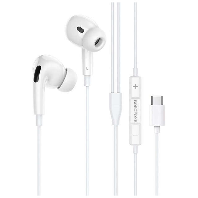 Kabelgebundenes Kopfhörer-Headset mit Mikrofon USB-C Typ C Pro-Serie Weiß