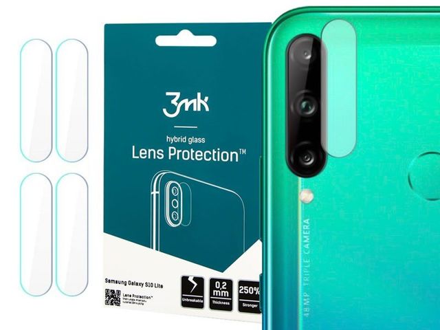 Kameraglas 3mk Hybrid Glass x4 Objektiv für Huawei P40 Lite E