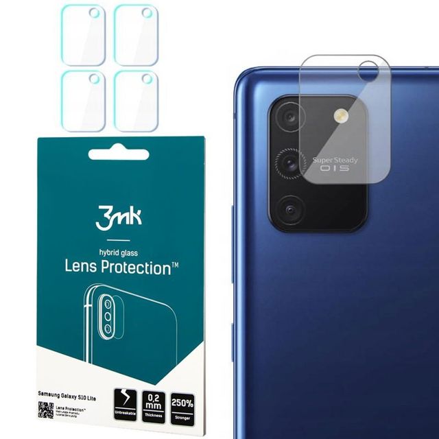 Kameraglas 3mk Hybrid Glass x4 Objektiv für Samsung Galaxy S10 Lite