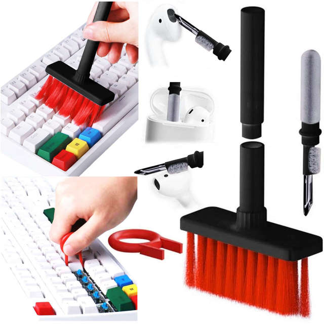 Hagibis Tastatur Reinigungsset,Keyboard Cleaner, Tastatur Reinigung,Laptop Reinigungsset,Airpods Cleaner, Keyboard Cleaning Kit,pc Cleaning Kit, Lapto