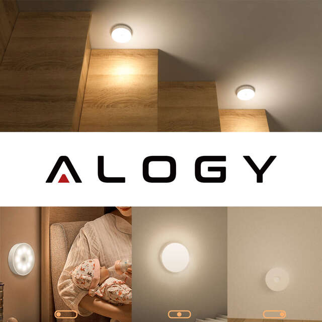 Lampe LED-Bewegungssensor Dämmerungsnachtlampe Alogy Sensor Light