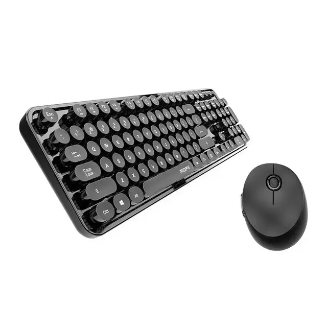 MOFII Sweet 2.4G Kabelloses Tastatur-Maus-Set (Schwarz)