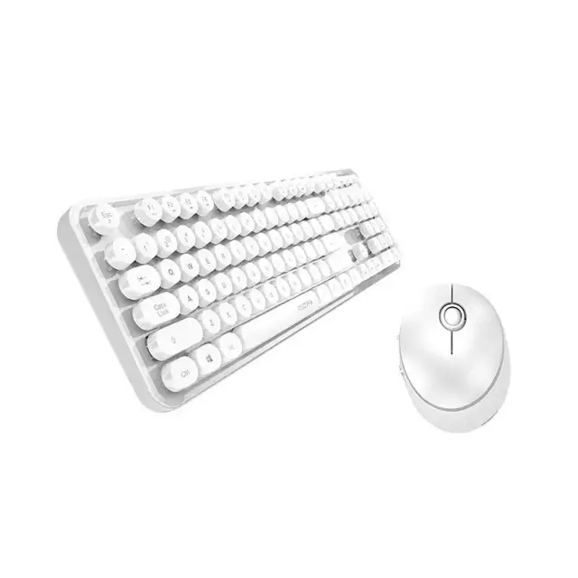 MOFII Sweet 2.4G kabelloses Tastatur-Maus-Set (weiß)