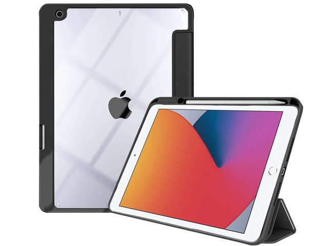 Magnetic Alogy Magnetisches Federmäppchen für iPad 10.2 2019/2020/2021 7/8 / 9Gen Schwarz