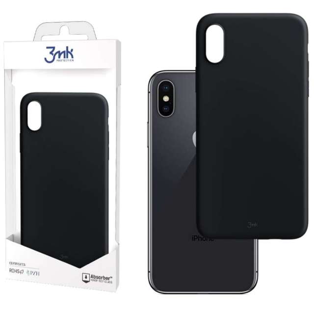 Matthülle 3mk Matthülle für Apple iPhone X/XS Schwarz