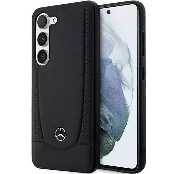 Mercedes Samsung Galaxy S23 HardCase Leder Urban Schwarz