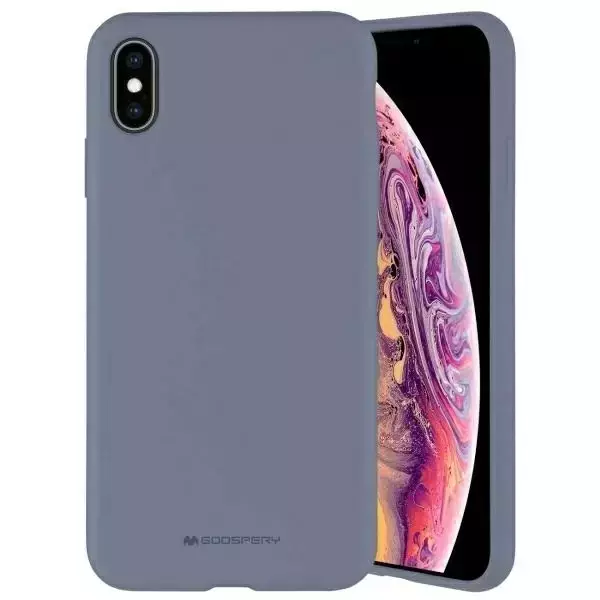 Mercury Silikon-Handyhülle für iPhone 13 Mini Lavendel/Lavendelgrau