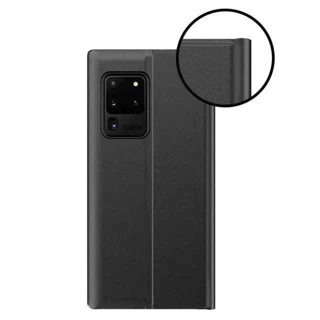 Neues Sleep Case Cover mit Standfunktion für Samsung Galaxy A73 schwarz