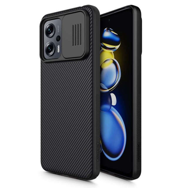 Nillkin CamShield Hülle für Xiaomi Poco X4 GT/ Redmi Note 11T Pro/ 11T Pro Plus 5G Schwarz