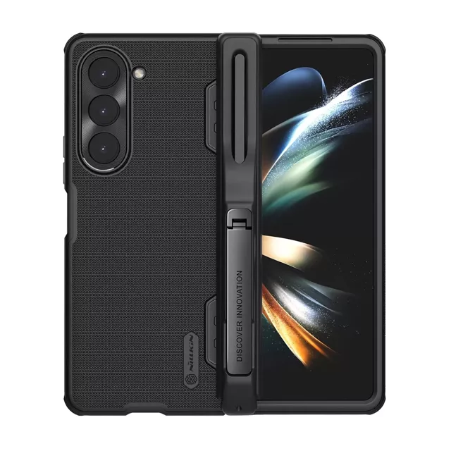 Nillkin Super Frosted Shield Fold Hülle für Samsung Galaxy Z Fold 5 – Schwarz