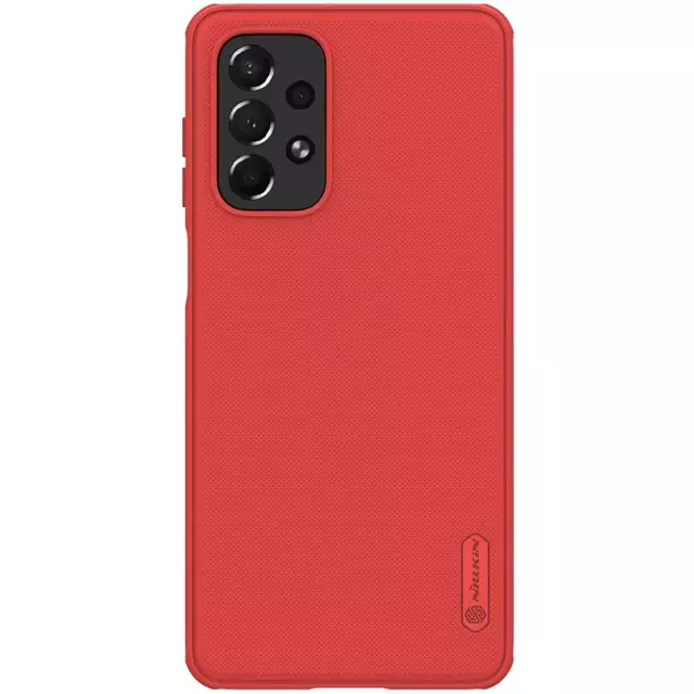 Nillkin Super Frosted Shield Pro strapazierfähige Hülle für Samsung Galaxy A73 rot