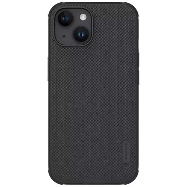 Nillkin Super Frosted Shield Pro verstärkte Hülle für iPhone 15 – Schwarz