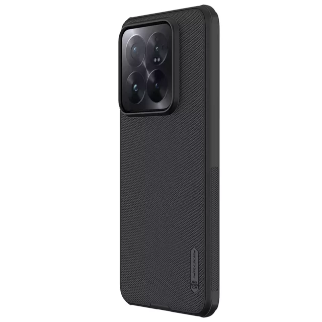 Nillkin Super Frosted Shield Pro verstärktes Gehäuse für Xiaomi 14 Pro – Schwarz