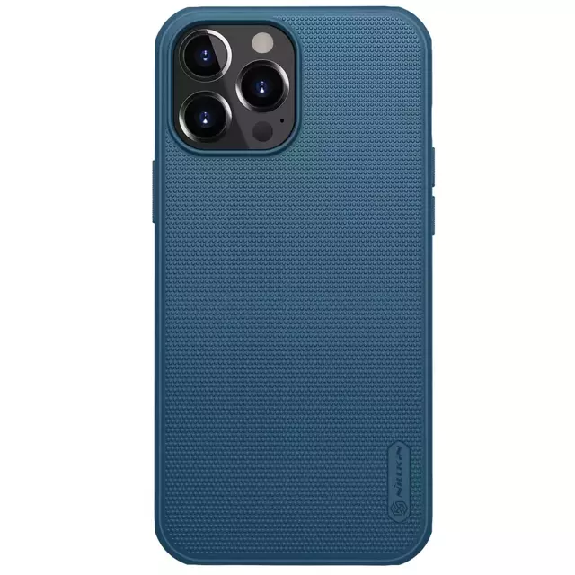 Nillkin Super Frosted Shield verstärkte Hülle iPhone 13 Pro Max blau