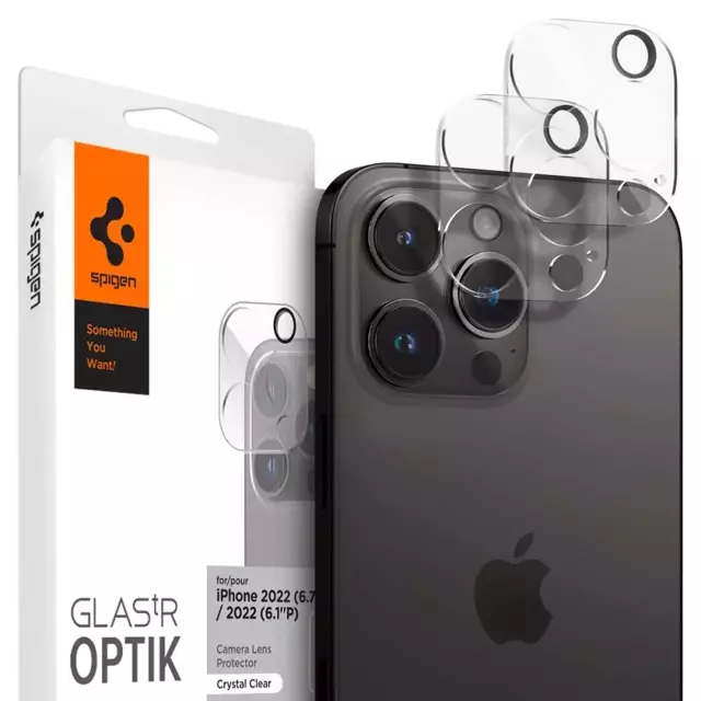 OSŁONA APARATU SPIGEN OPTIK.TR KAMERASCHUTZ 2ER-PACK IPHONE 14 PRO / 14 PRO MAX KRISTALLKLAR