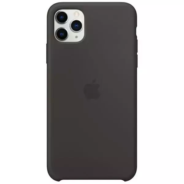 Original Apple Phone Case MX002ZE/A für Apple iPhone 11 Pro Max schwarz/schwarz Kryt pro Silikonhülle