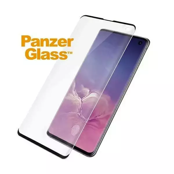 PanzerGlass Curved Super für Samsung S10 G973 Case Friendly Fingerprint schwarz/schwarz