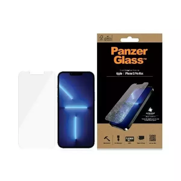 PanzerGlass Standard Super Schutzglas für iPhone 13 Pro Max 6,7" Antibakteriell 2743