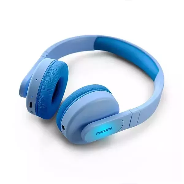 Philips kabellose Bluetooth-On-Ear-Kopfhörer für Kinder, blau Tak4206bl/00