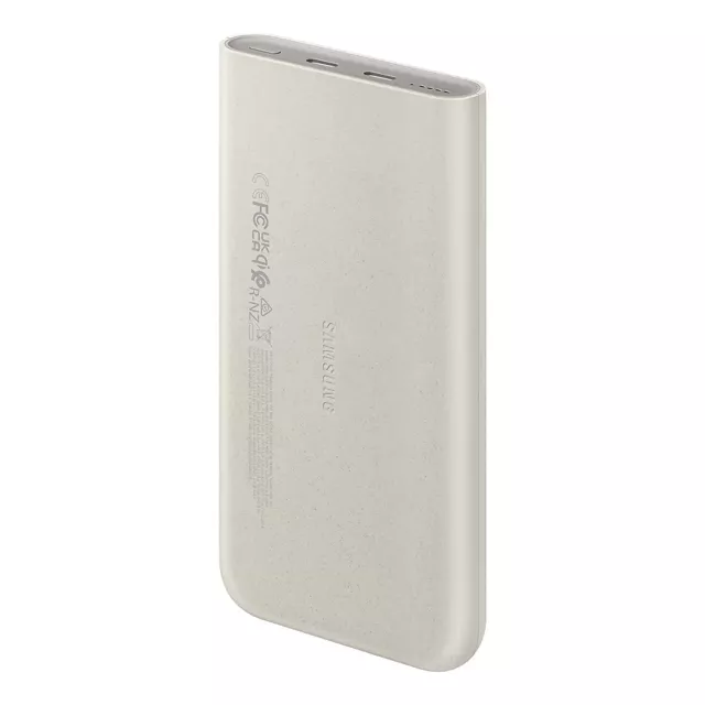 Powerbank Samsung EB-U2510XUEGEU induktiv 10000 mAh 2x USB-C 25W SFC - Beige