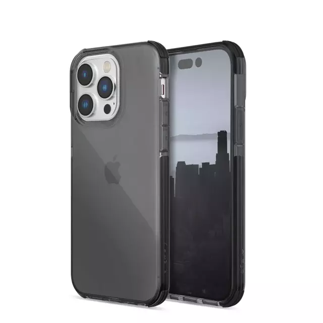 Raptic Clear Case iPhone 14 Pro Max gepanzerte Hülle schwarz