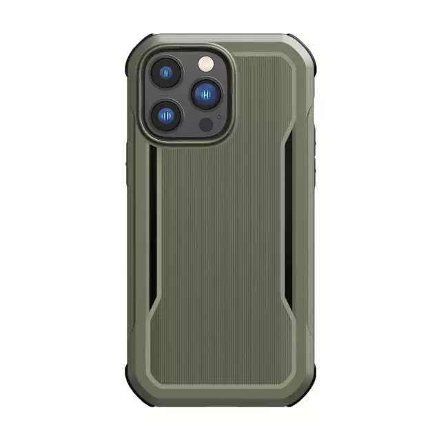 Raptic Fort Case iPhone 14 Pro Max mit gepanzerter MagSafe-Hülle grün