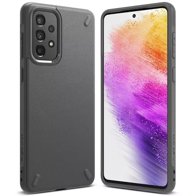 Ringke Onyx Durable TPU Cover für Samsung Galaxy A73 grau