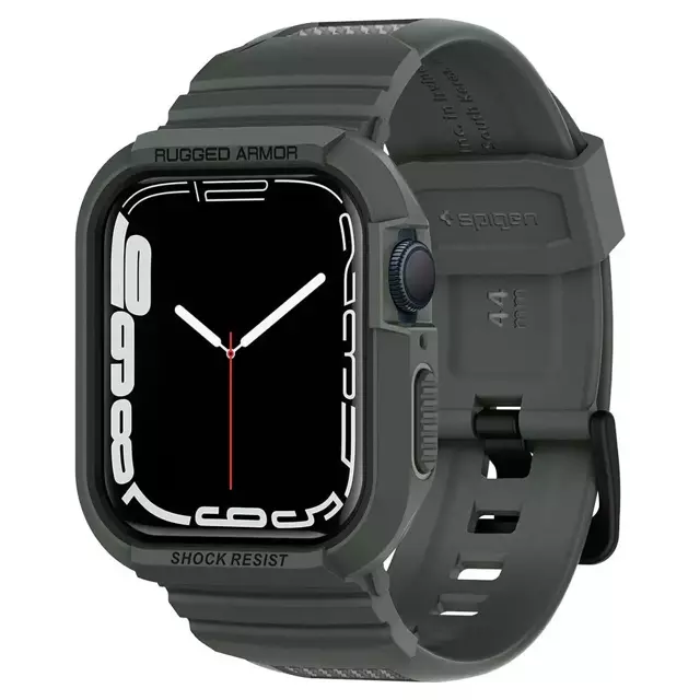 SPIGEN RUGGED ARMOR „PRO“ APPLE WATCH 4 / 5 / 6 / 7 / 8 / SE (44 / 45 MM) MILITÄRGRÜN