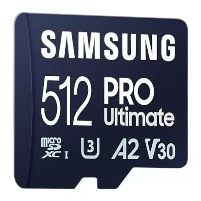 Samsung 512 GB microSDXC PRO Ultimate 200 MB/s UHS-I/U3-Speicherkarte (MB-MY512SB/WW)