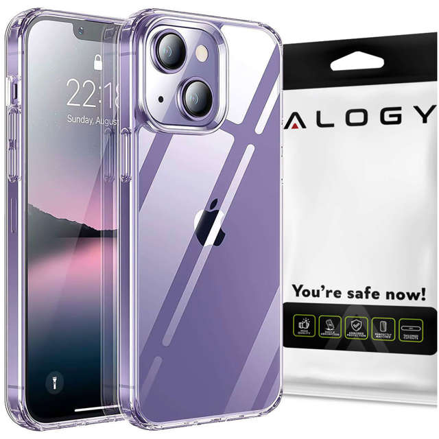 Schutzhülle Alogy Hybrid Case Super Clear für Apple iPhone 14 Plus Transparent