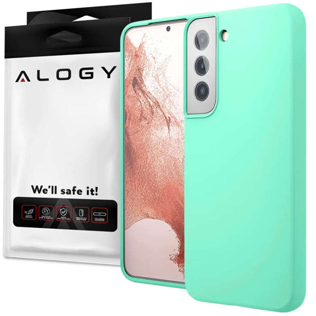 Schutzhülle für Alogy Thin Soft Case für Samsung Galaxy S22 Türkis