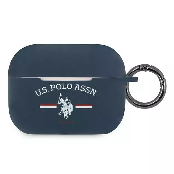 Schutzhülle für US Polo Kopfhörer für Apple AirPods Pro marineblau