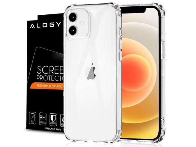 ShockProof Alogy gepanzerte Hülle für Apple iPhone 12 Mini klares Alogy Glas