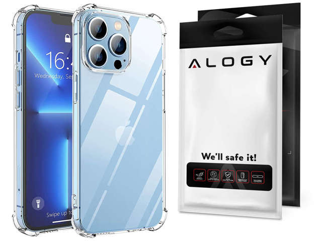 ShockProof Alogy gepanzerte Hülle für Apple iPhone 13 Pro Max 6.7 Transparent