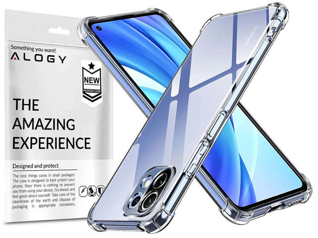 ShockProof Alogy gepanzerte Hülle für Xiaomi Mi 11 Lite transparent