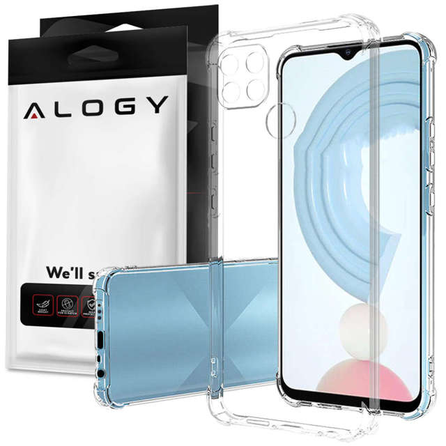 ShockProof Alogy gepanzerte Schutzhülle für Oppo A15 / A15s Transparent