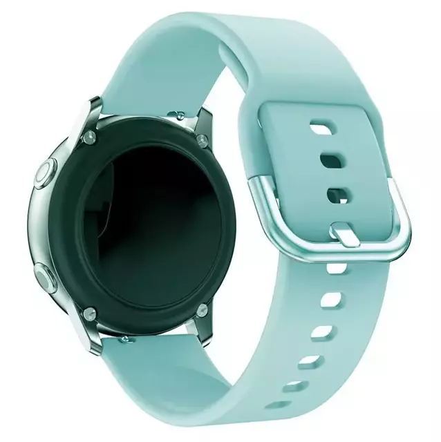 Silikonband TYS Armband für Smartwatch Uhr universal 20mm türkis