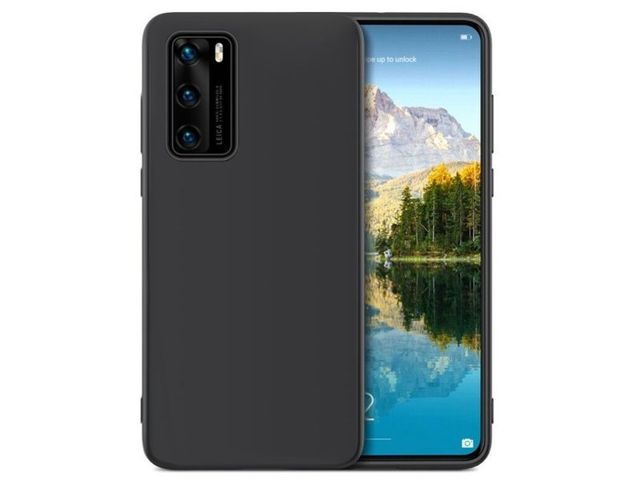 Silikonhülle Alogy Slim Case für Huawei P40 schwarz