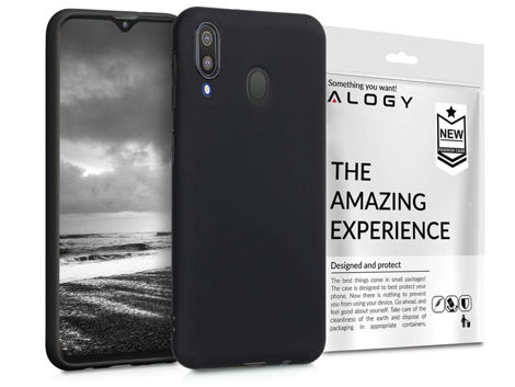 Silikonhülle Alogy Slim Case für Samsung Galaxy M20 schwarz