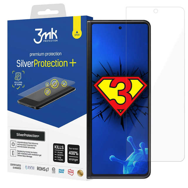 Silver Protection 3mk 7H Vollbild-Antivirus-Film für Galaxy Z Fold 3 5G