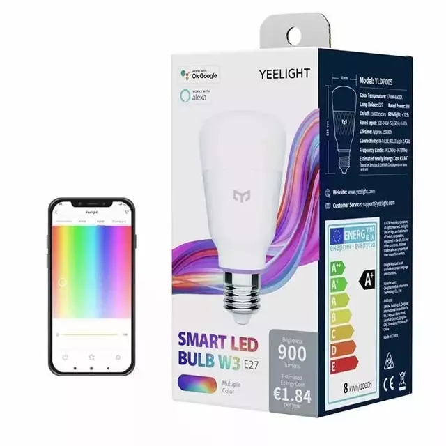 Smart Yeelight W3 E27 Birne (Farbe)