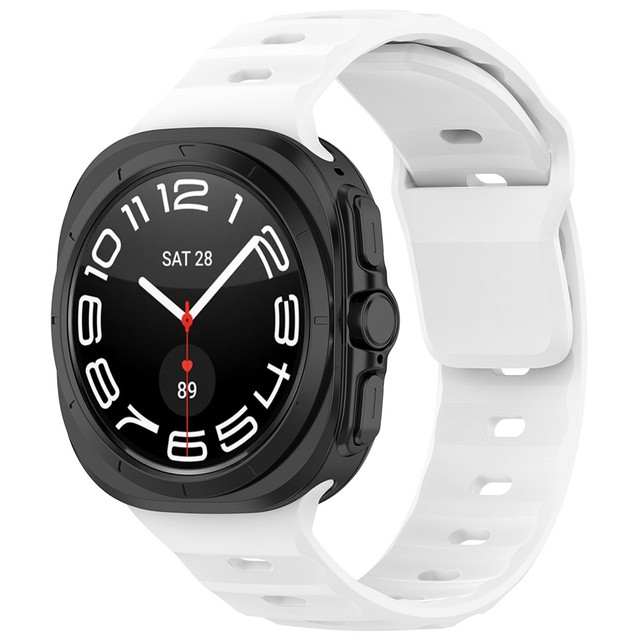 Smartwatch-Band Uhrenarmband für Samsung Galaxy Watch Ultra 47 mm Weiß