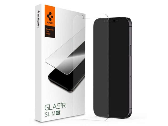 Spigen Glas.tR Slim HD Panzerglas für Apple iPhone 12 Mini 5.4