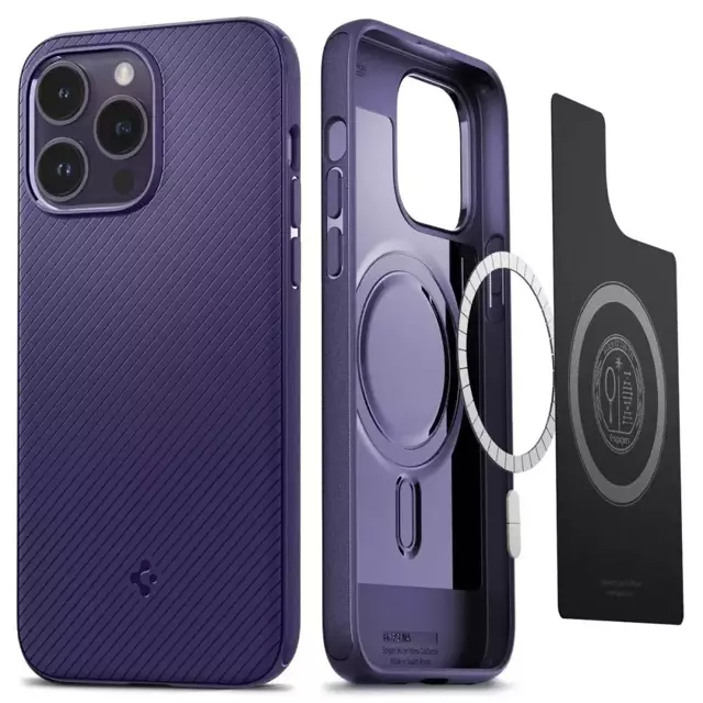 Spigen Mag Armor Schutzhülle für iPhone 14 Pro Max Deep Purple