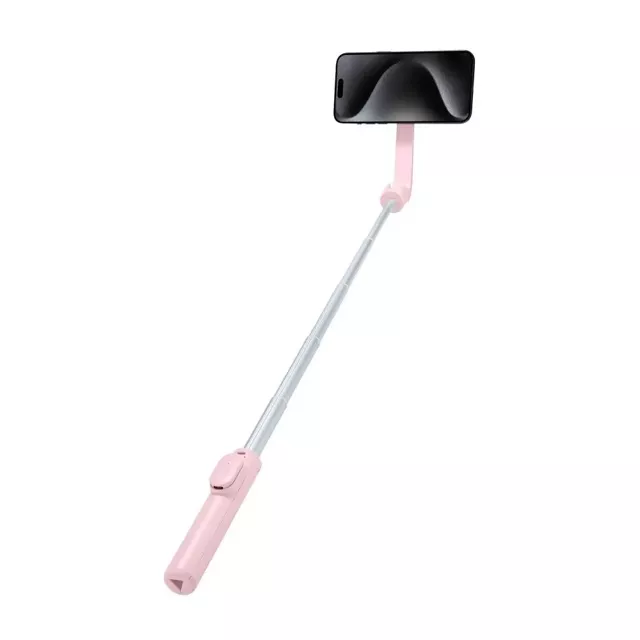 Spigen S570W Magsafe Bluetooth Selfie Stick Stativ Misty Rose