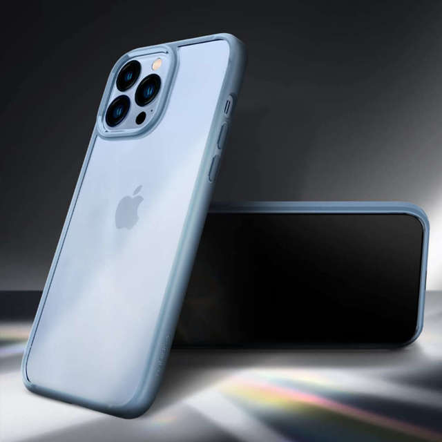 Spigen Ultra Hybrid Hülle für Apple iPhone 13 Pro Max Sierra Blue