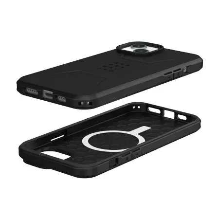 UAG Civilian Magsafe Hülle - Schutzhülle für iPhone 15 Plus (schwarz)