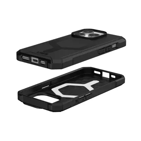 UAG Essential Armor Magsafe Hülle - Schutzhülle für iPhone 15 Pro (schwarz)