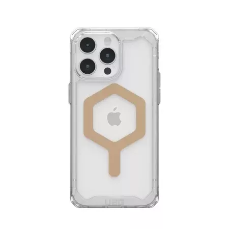 UAG Plyo Magsafe Hülle – Schutzhülle für iPhone 15 Pro Max kompatibel mit MagSafe (Eisgold)