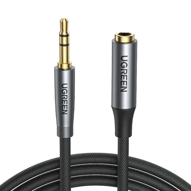 UGREEN AV190 AUX-Klinke 3,5 mm Audio-Verlängerungskabel, 3 m (schwarz)